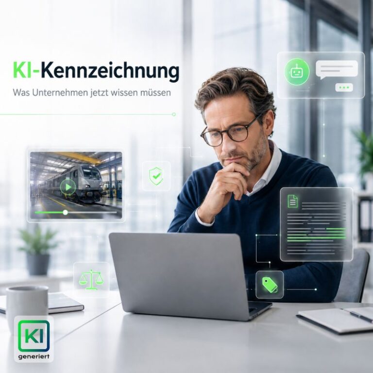 Ein KI-generiertes Bild als Beispiel für markierungspflichtige Inhalte