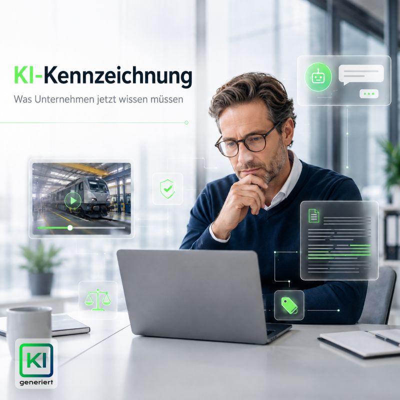 Ein KI-generiertes Bild als Beispiel für markierungspflichtige Inhalte